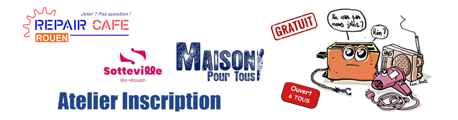 Atelier de réparation Maison Pour Tous – Sotteville-lès-Rouen