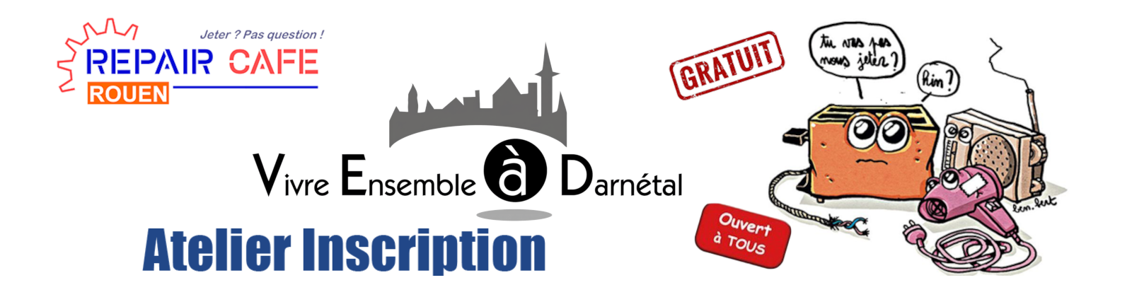 Atelier de réparation – Vivre Ensemble à Darnétal – Darnétal